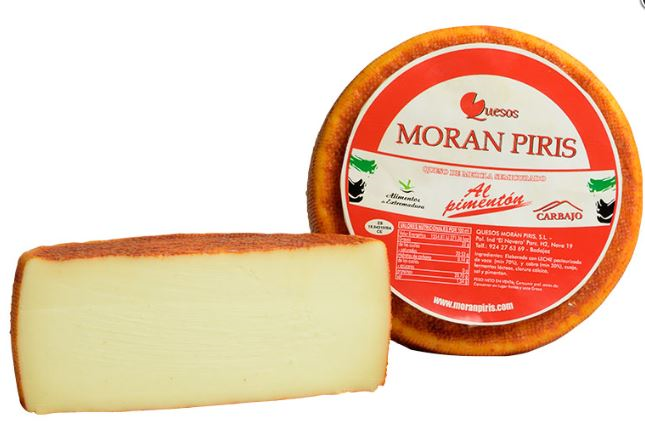 Gemischter K&amp;#228;se gereift aus past. Milch (Kuh, Ziege), Paprika (Pimenton) - Moran Piris ca. 500gr