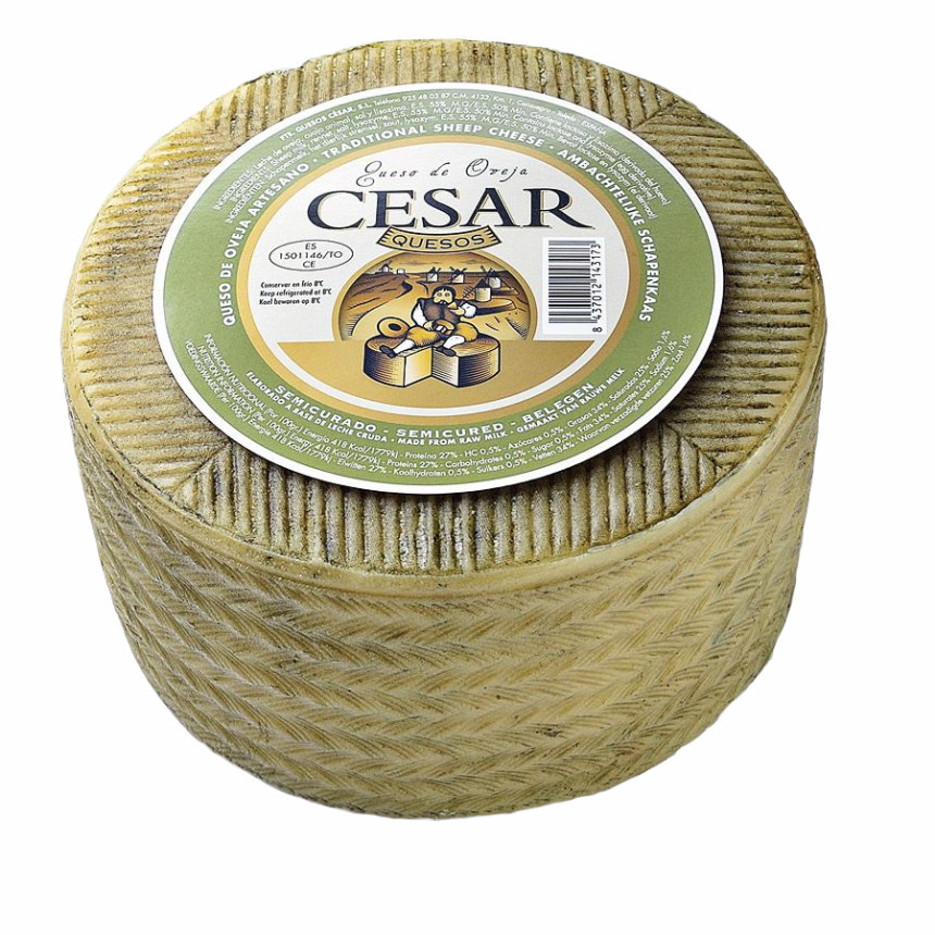 Cesar Semicurado - Schafsk&amp;#228;se aus La Mancha, 3kg - Halbgereift, Rohmilch - Artesano