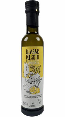 Oliven&amp;#246;l Virgen Extra Lagar del Soto Glasflasche 0.25 L - Zitrone - BIO