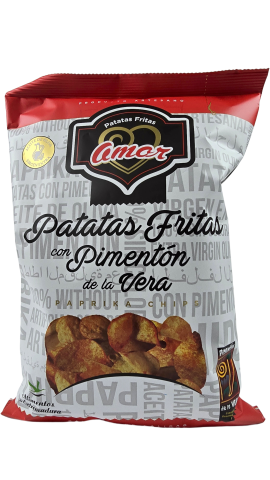 Pommes Chips mit Pimenton de la Vera D.O.P. mild, 140 Gramm