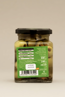 Oliven Hojiblanca ohne Stein 300gr - Zitrone und weisser Balsamico  Essig Fullmoon