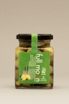 Oliven Hojiblanca ohne Stein 300gr - Zitrone und weisser Balsamico  Essig Fullmoon