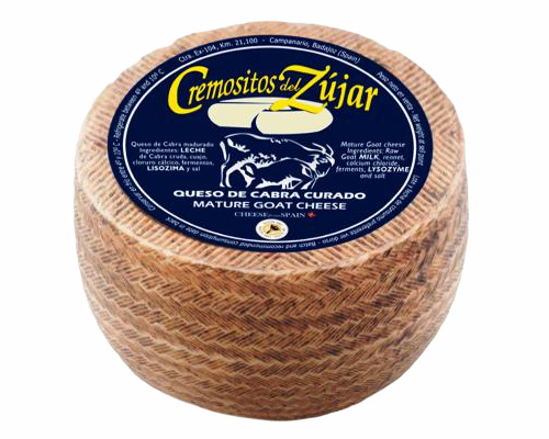 Cremosito del Zujar - Curado Ziege, 2.5 kg - 100% Rohmilch Ziege, gereift - K&amp;#228;se