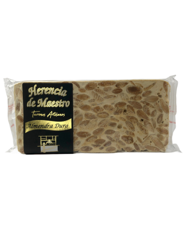 Herencia de Maestro - Mandelnougat hart 300 gr (60%) Mandeln - Artesanal