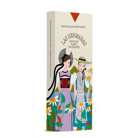 Weisse Schokolade mit Pimenton de la Vera, Tafel 80g