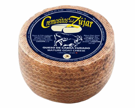 Cremosito del Zujar - Curado Ziege, 2.5 kg - 100% Rohmilch Ziege, gereift - Käse