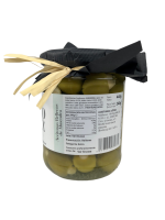 Oliven, Manzanilla gef&amp;#252;llt mit Mandeln, Glas 440gr