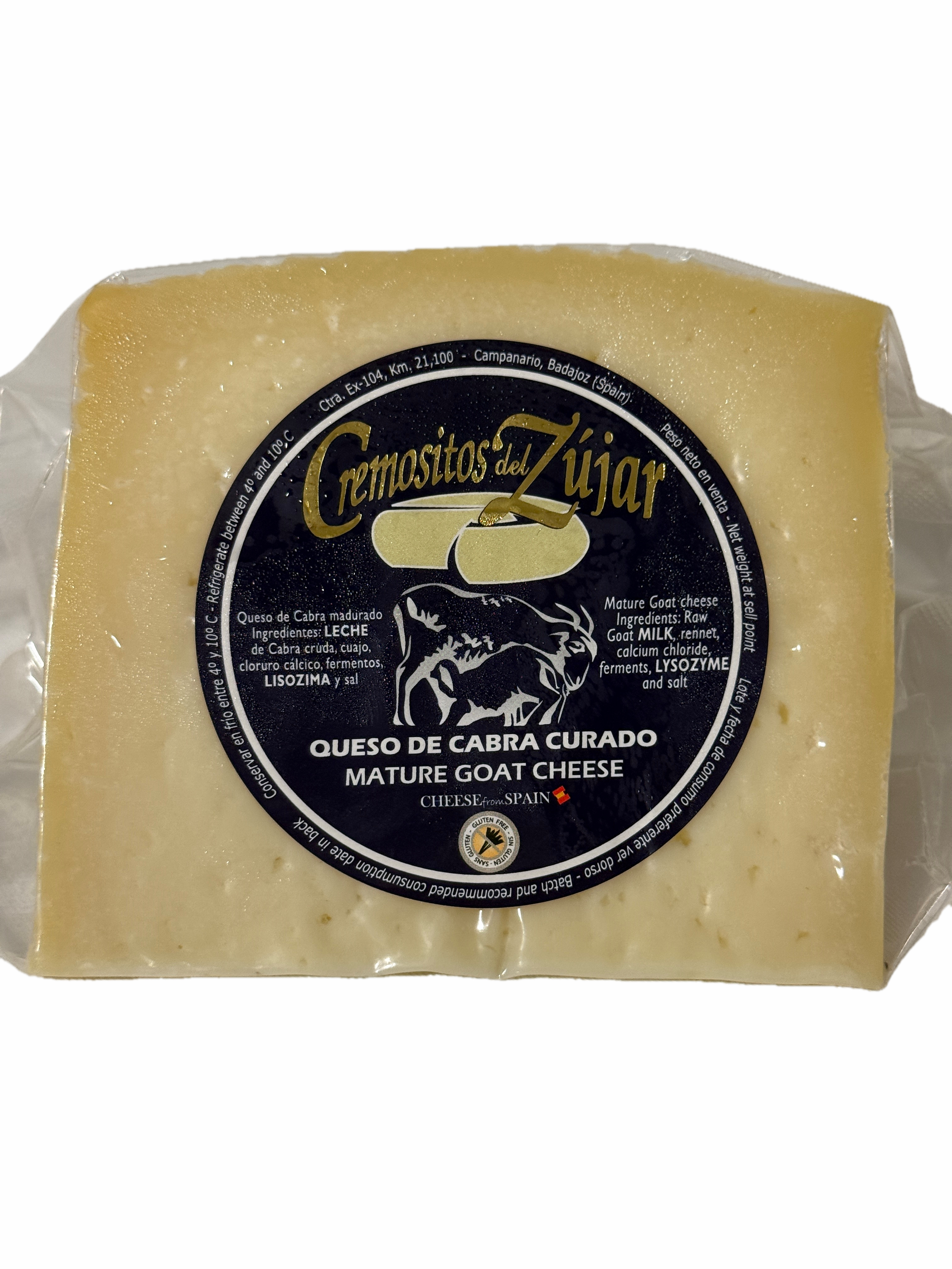 Cremosito del Zujar - Curado Ziege, Keil 400gr - 100% Rohmilch Ziege, gereift - Käse