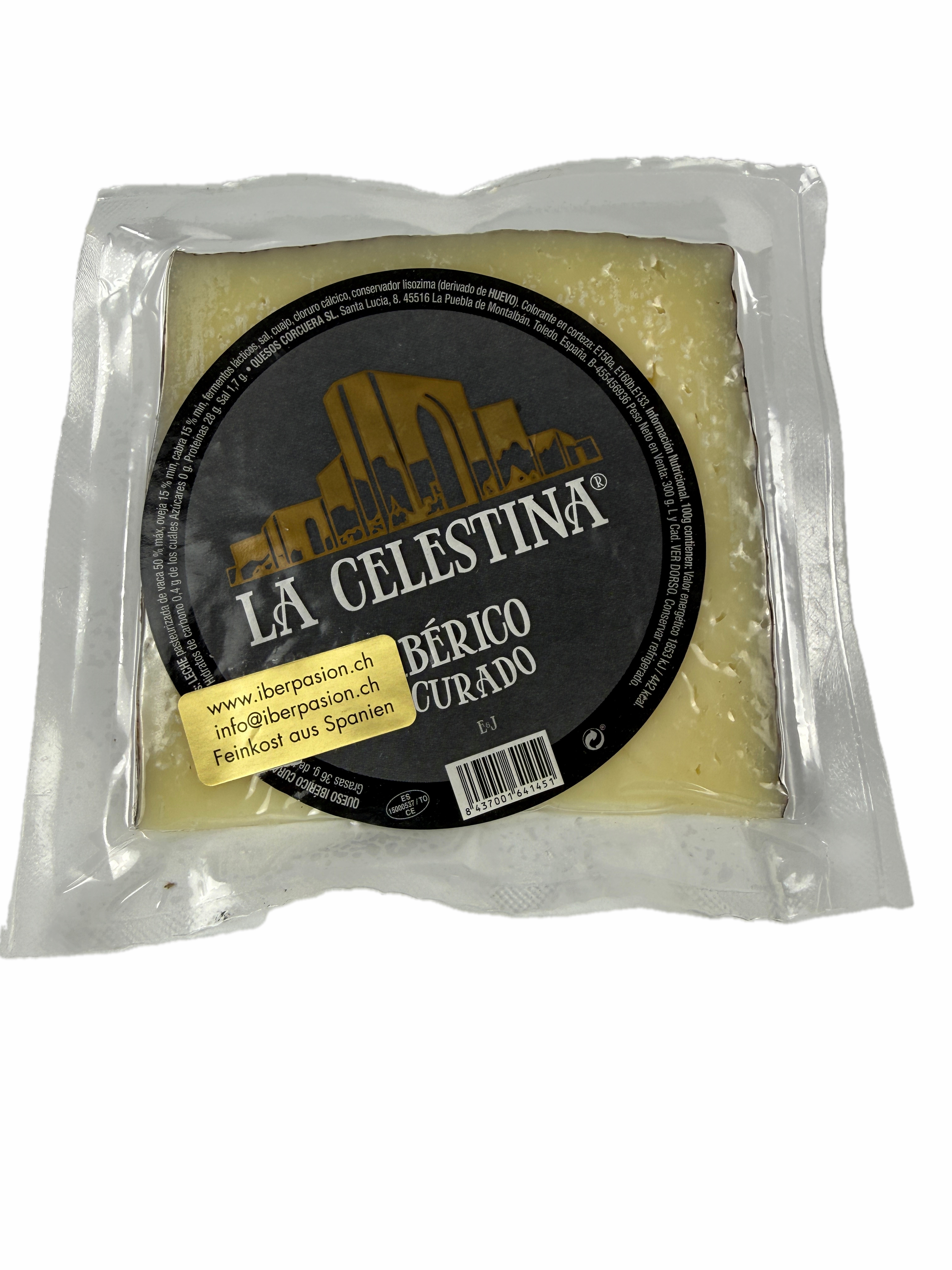 "La Celestina" Iberico Curado (gereift) gemischt 300g, past. Milch - Käse