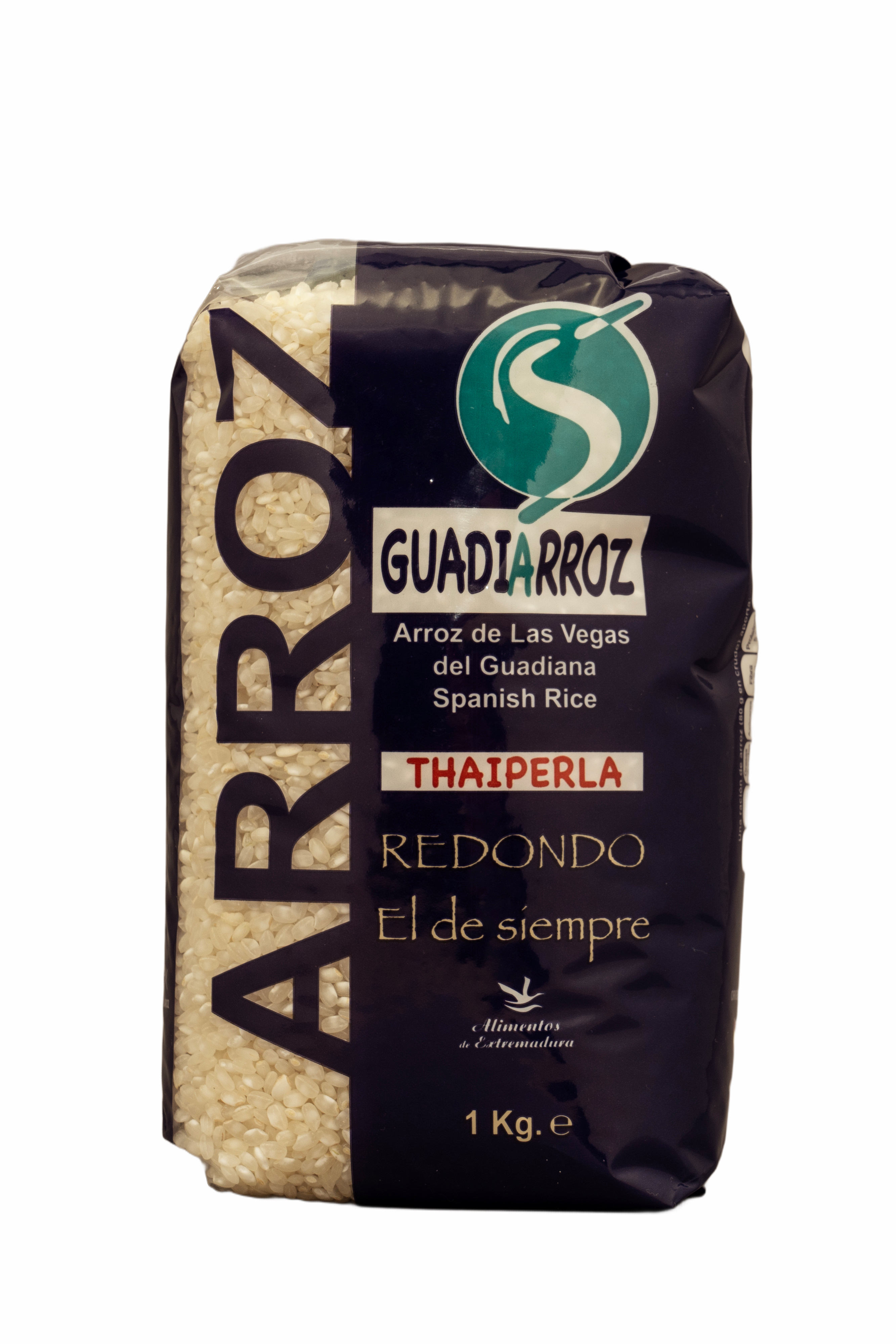 Runder Reis - Arroz redondo GUADIARROZ, 1 KG (Paellareis) Extra