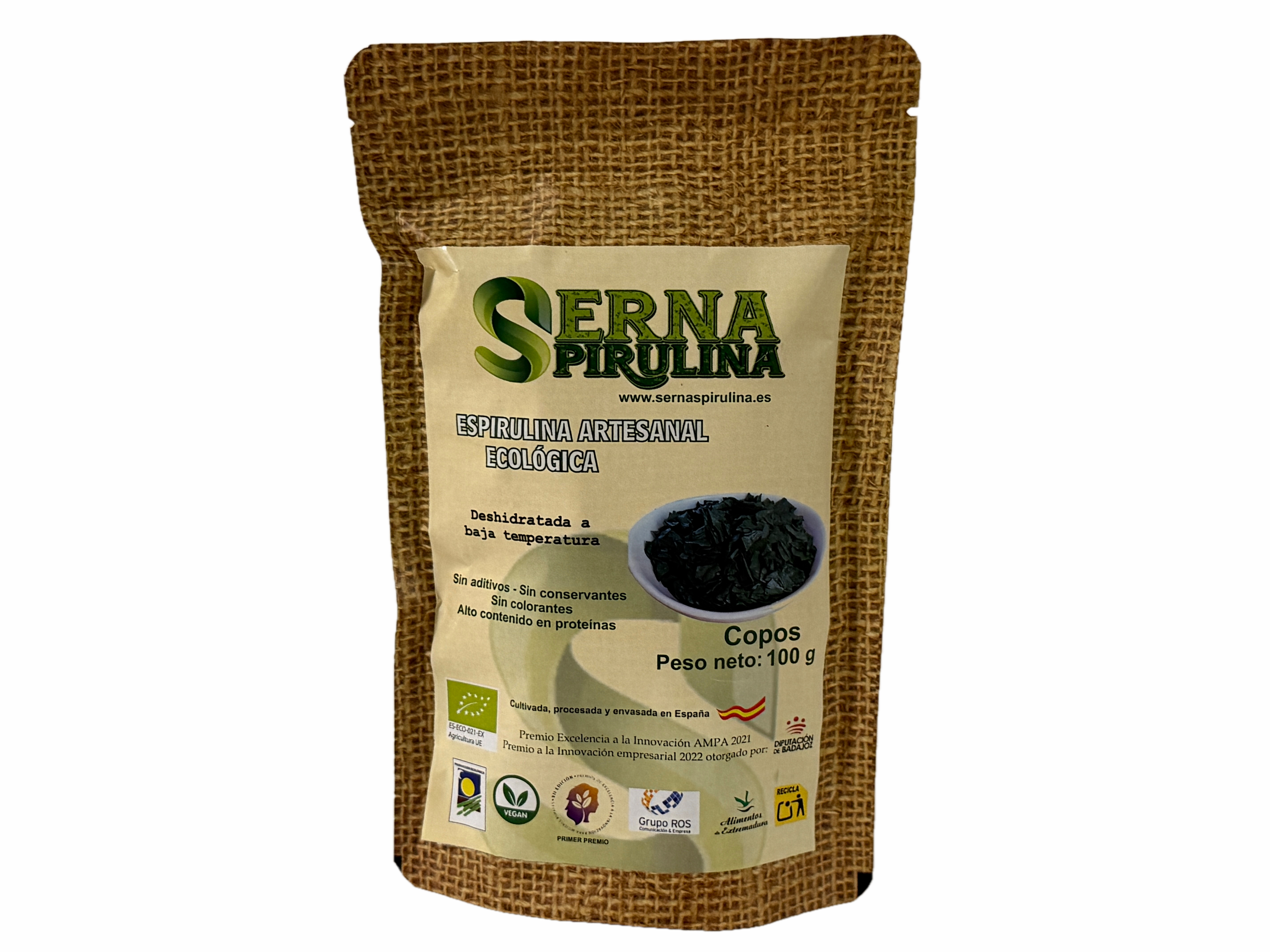 BIO Spirulina - "Flocken" 100gr aus Spanien