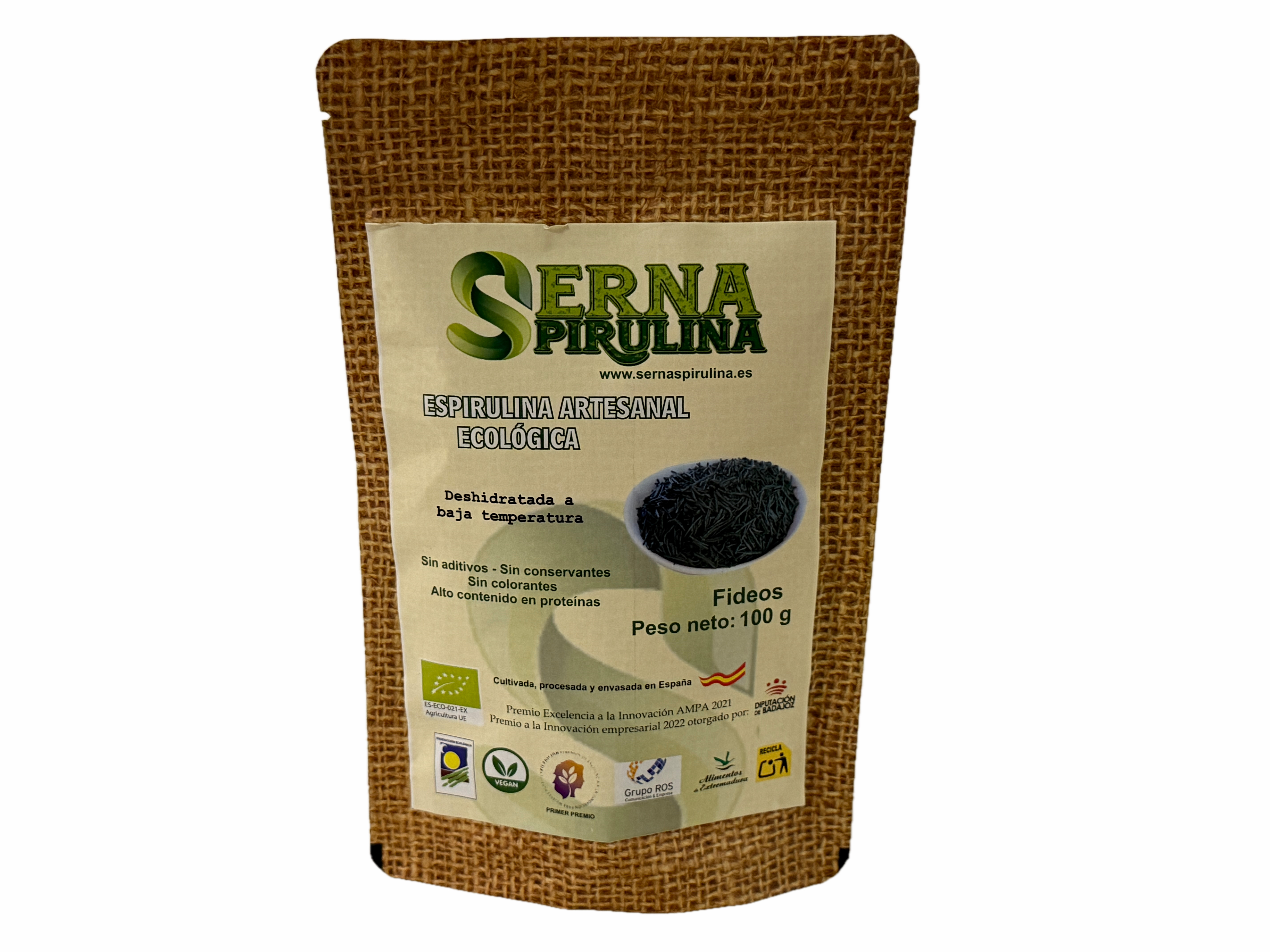 BIO Spirulina - "Nudeln" 100gr aus Spanien