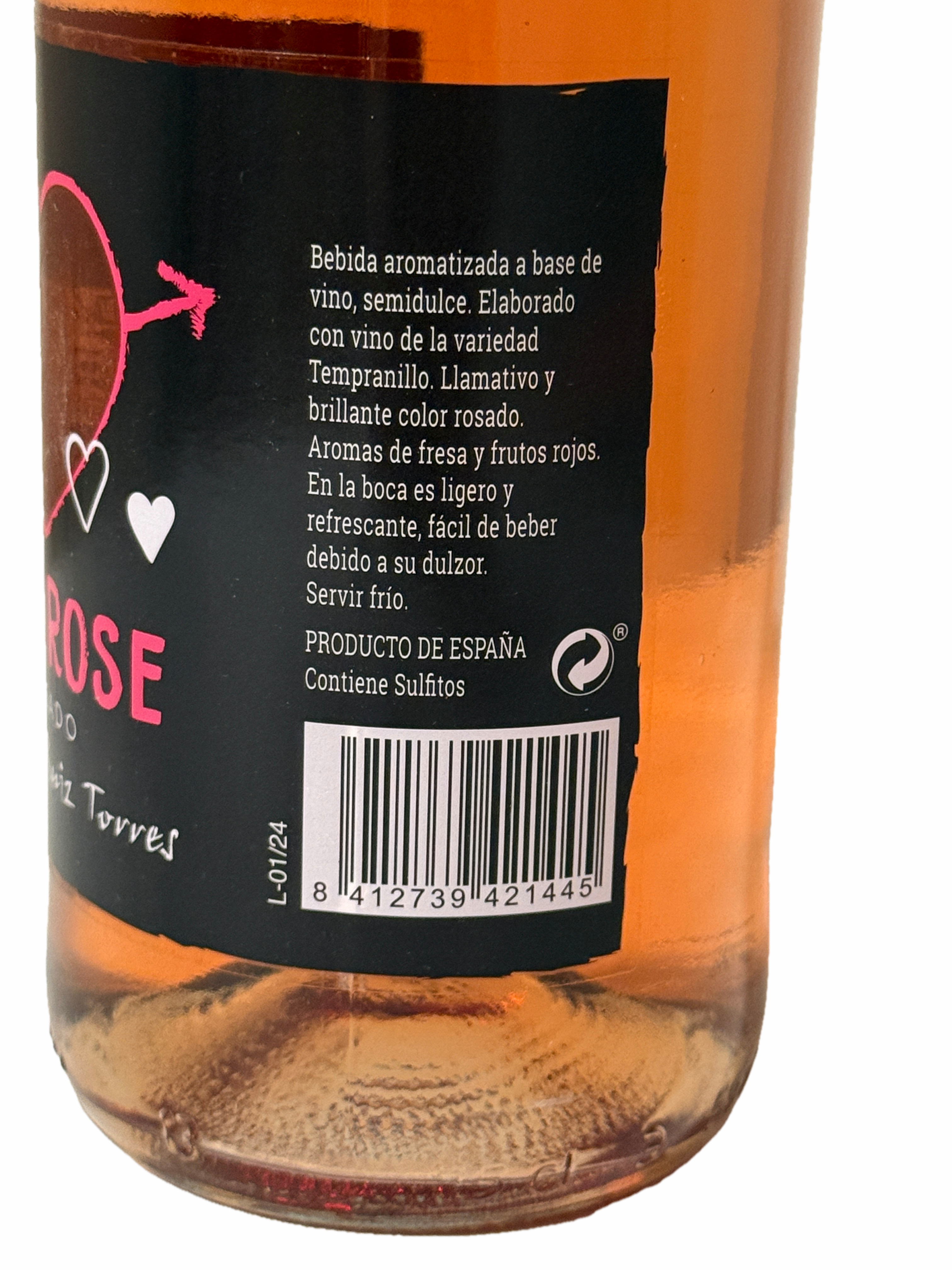 Mar Rosé, Tempranillo - spritzig und frisch - Auf Basis von habsüssem Roiséwein