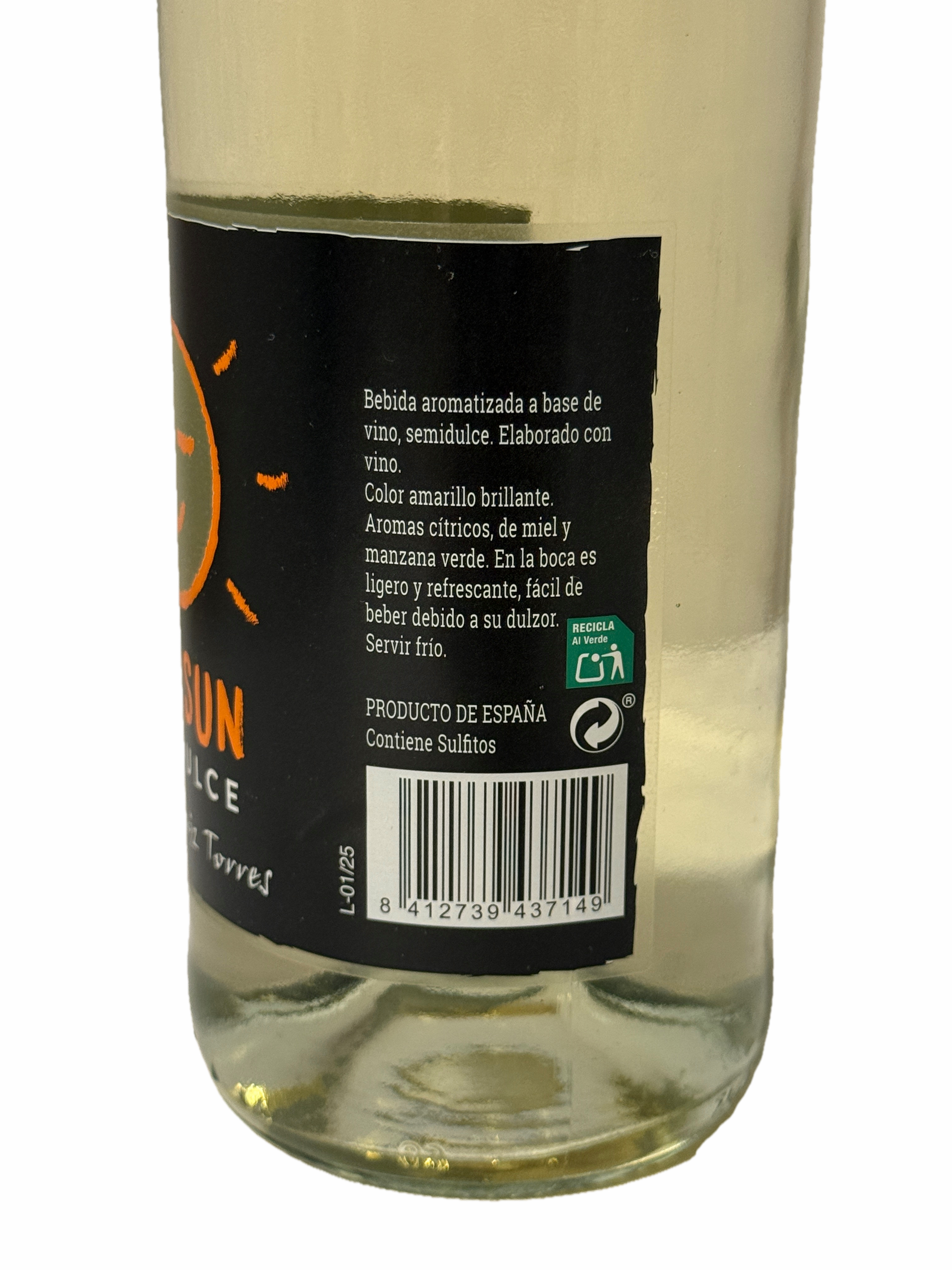 Mar Sun, Pardina- spritzig und frisch - Auf Basis von habsüssem Weisswein