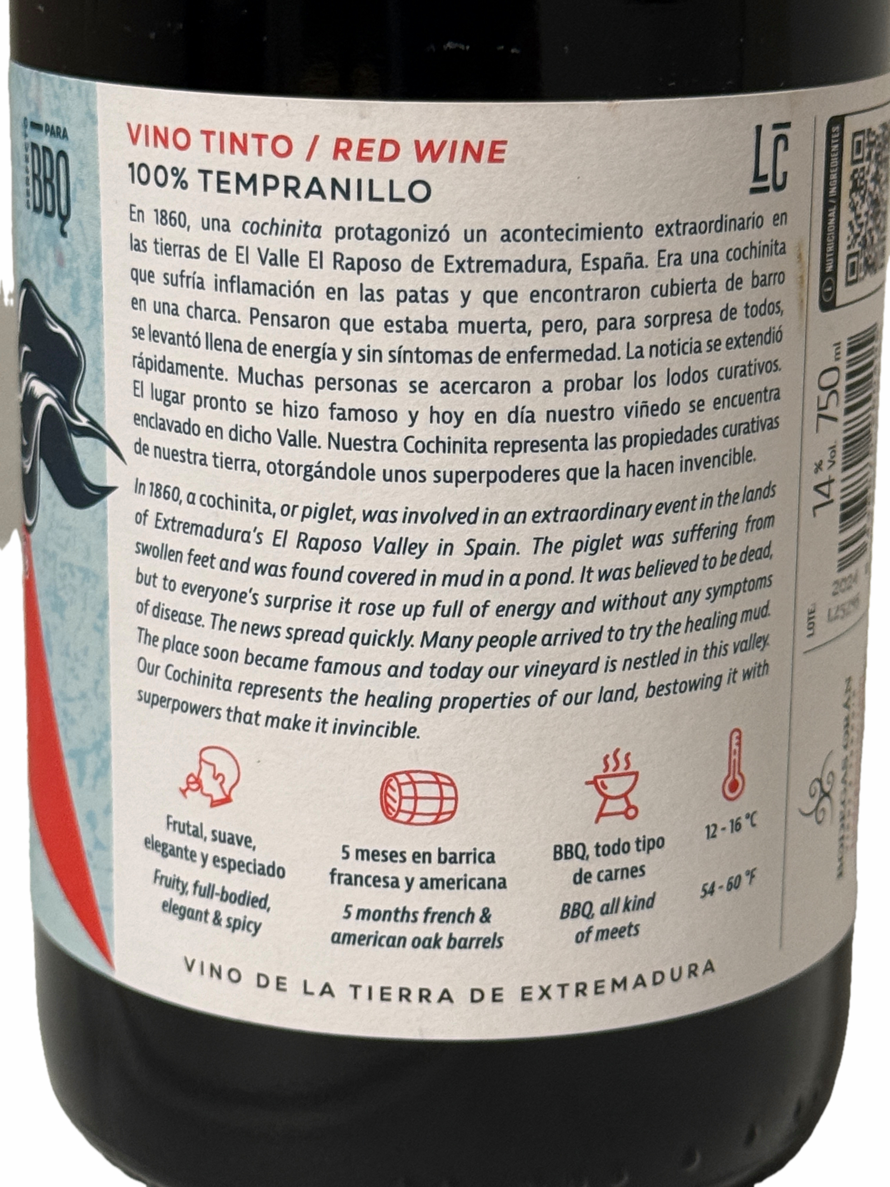 Bodegas Oran - La Cochinita - Rotwein 0.75 L