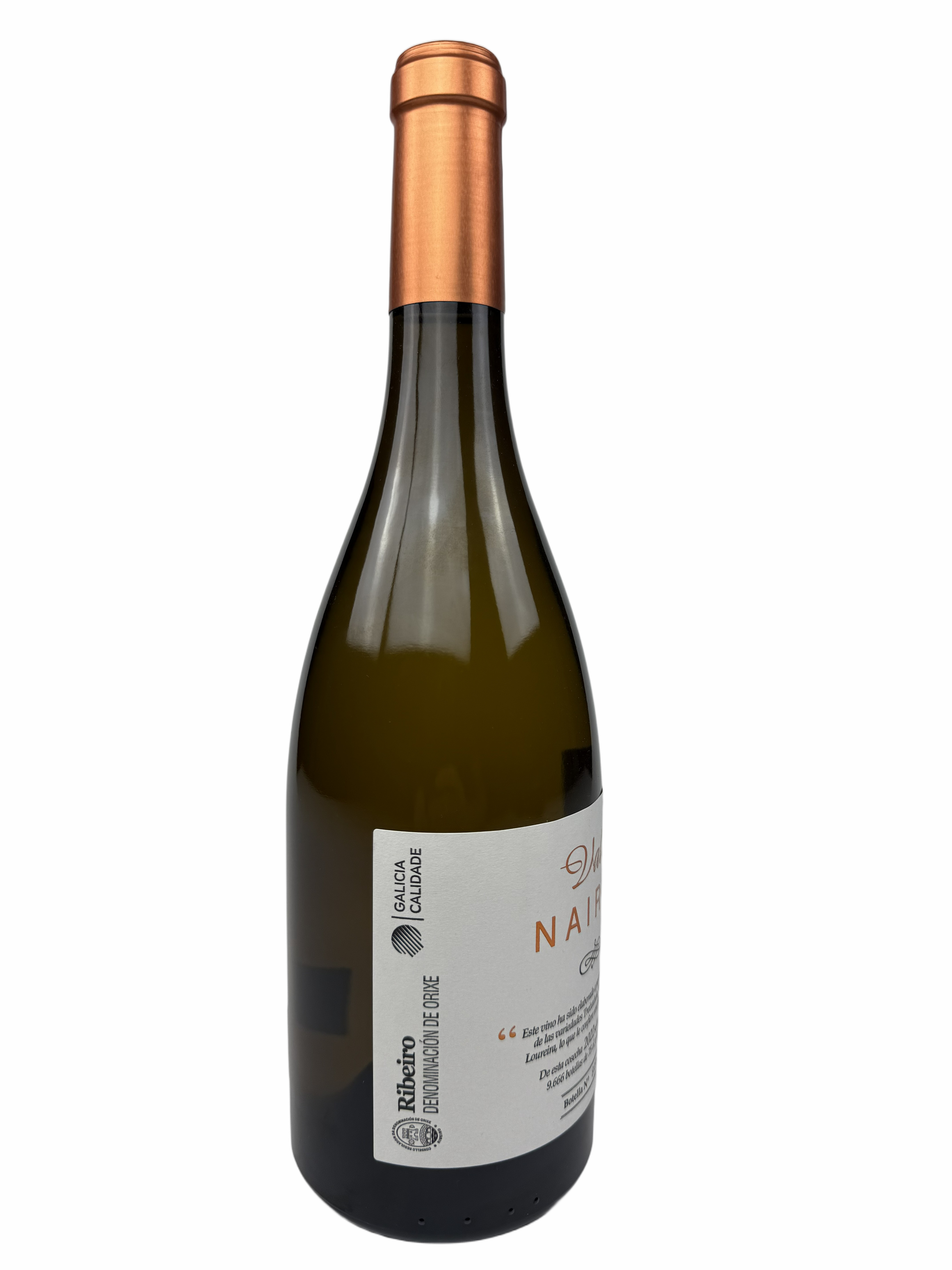 Bodegas Nairoa - Val Nairoa, Treixadura-Albariño-Loureira-Lado 0.75 L, D.O. Ribeiro, Weisswein