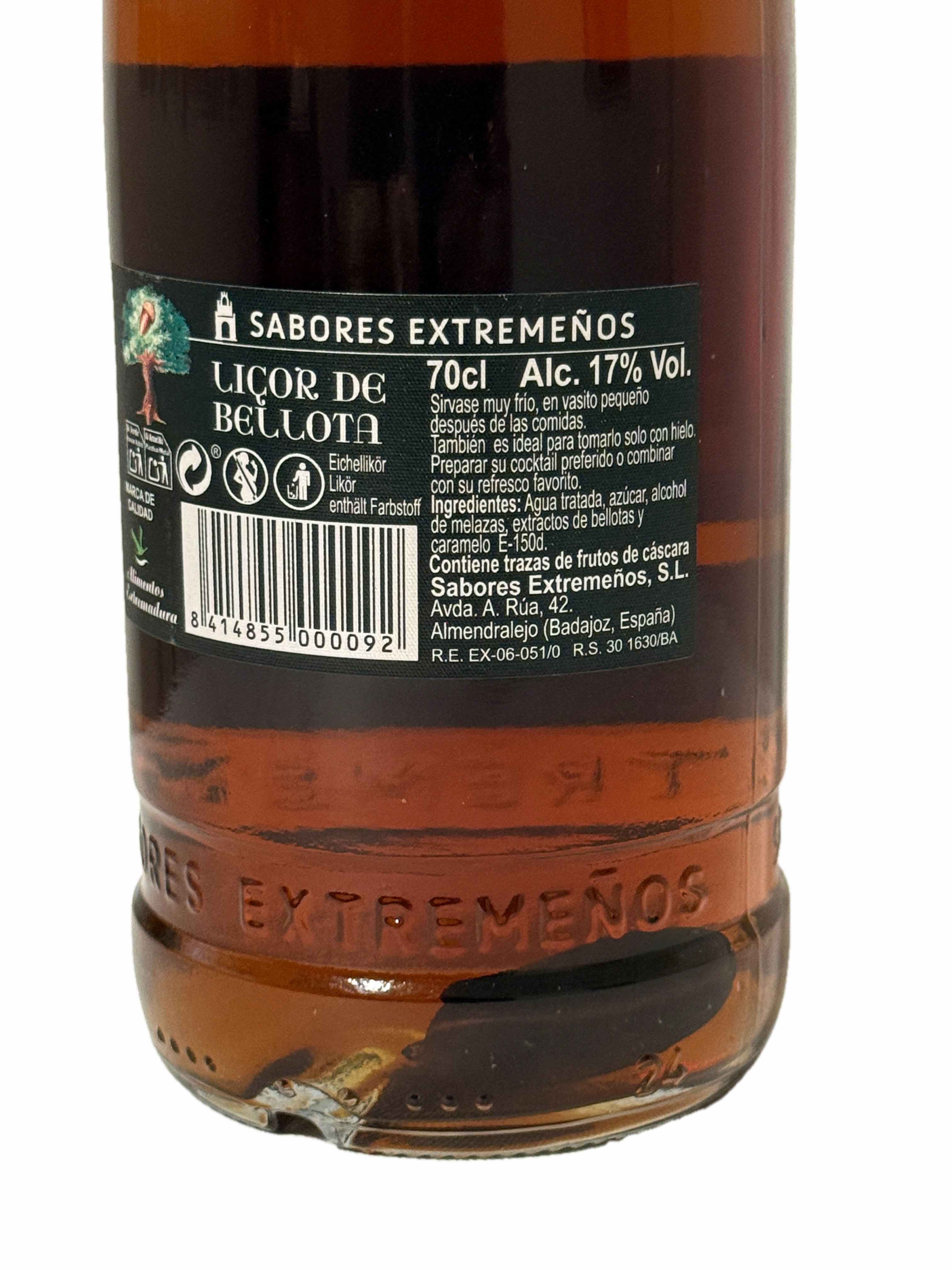 Licor de Bellota "Beso Extremeño" Eichellikör (Steineiche) - 0.7 L Flasche