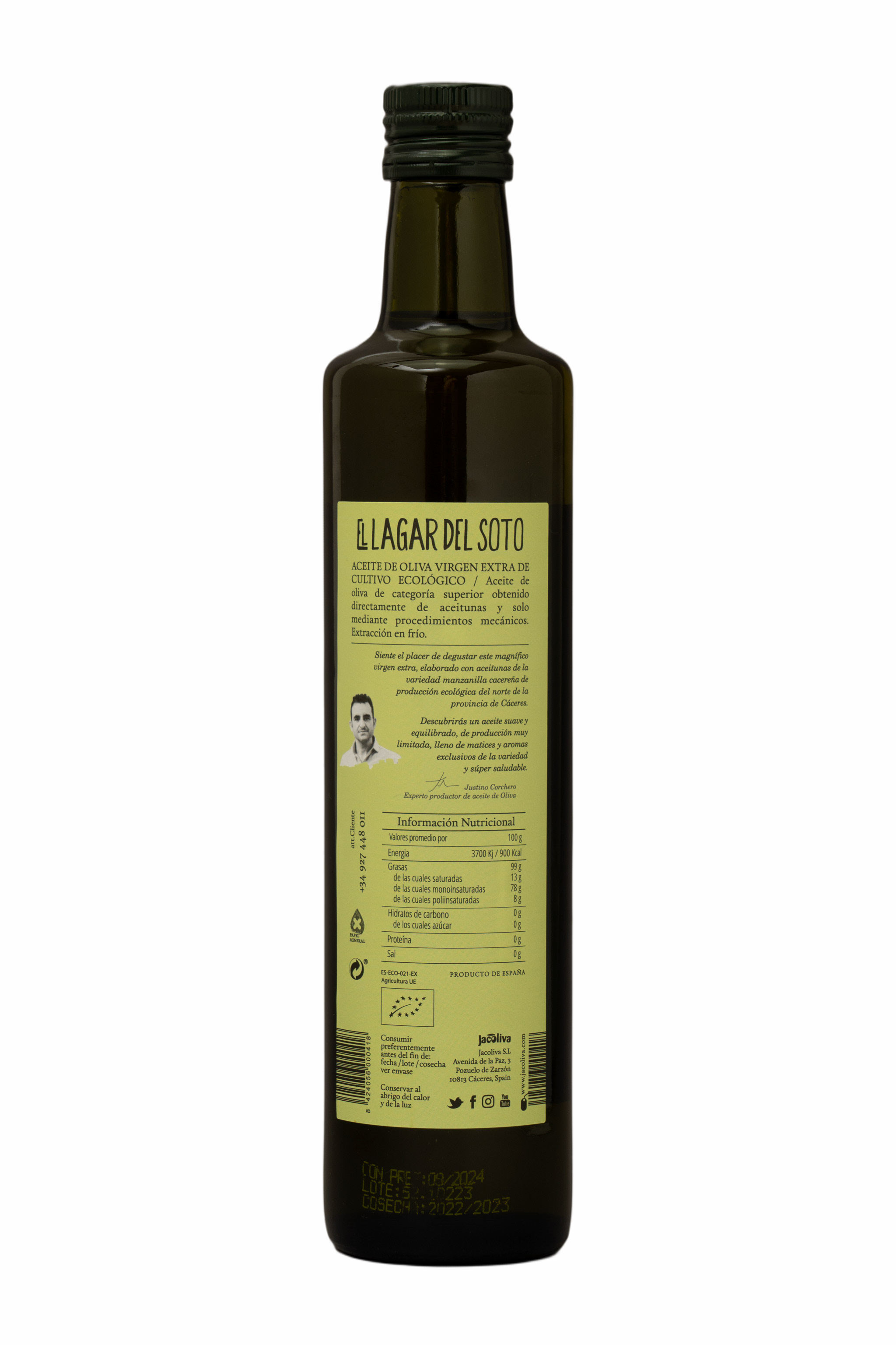 Oliven&#246;l Lagar del Soto Glasflasche 0.5 L