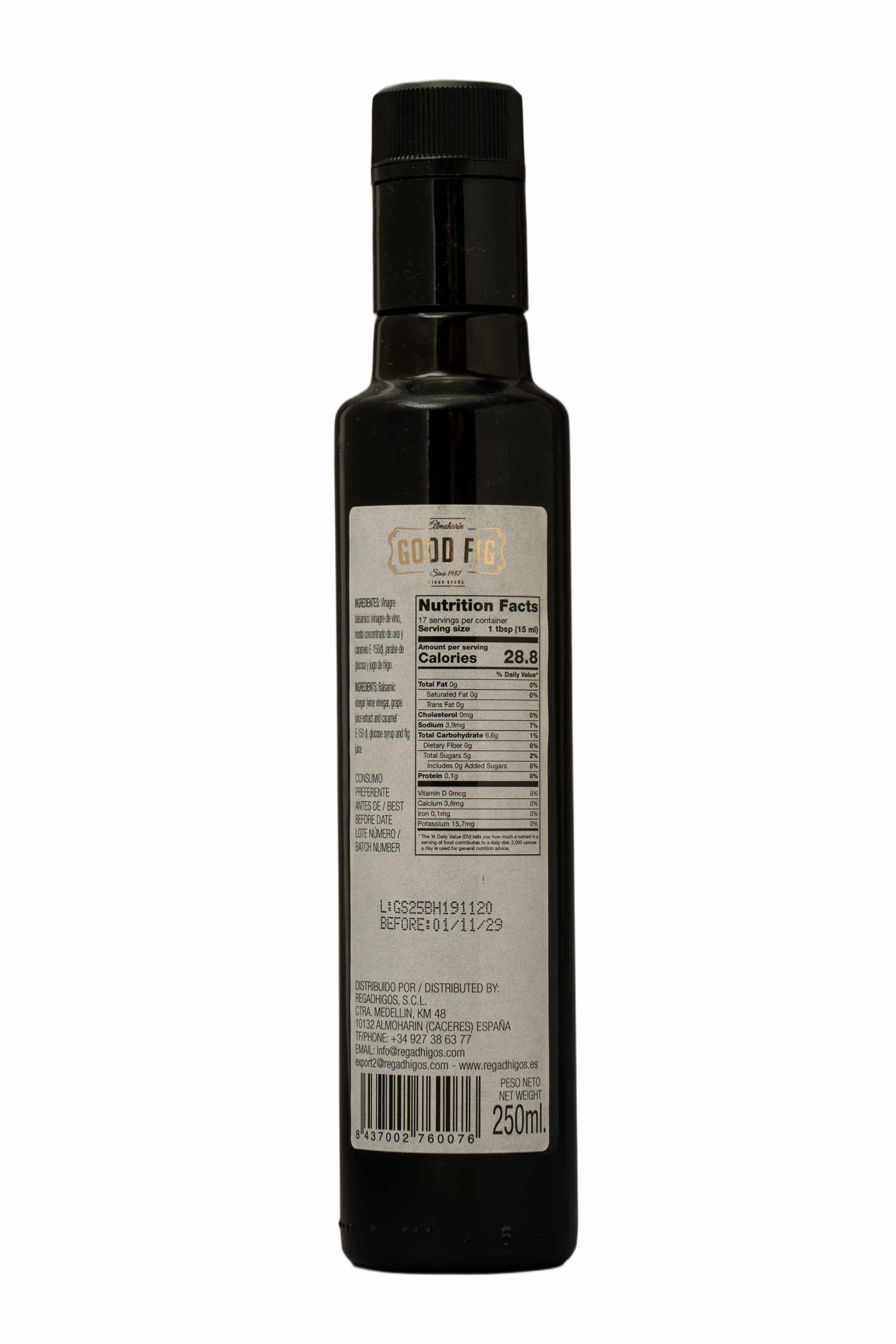 Balsamico Essig mit Feigen, 0.25 L - Good Fig - Regadhigos