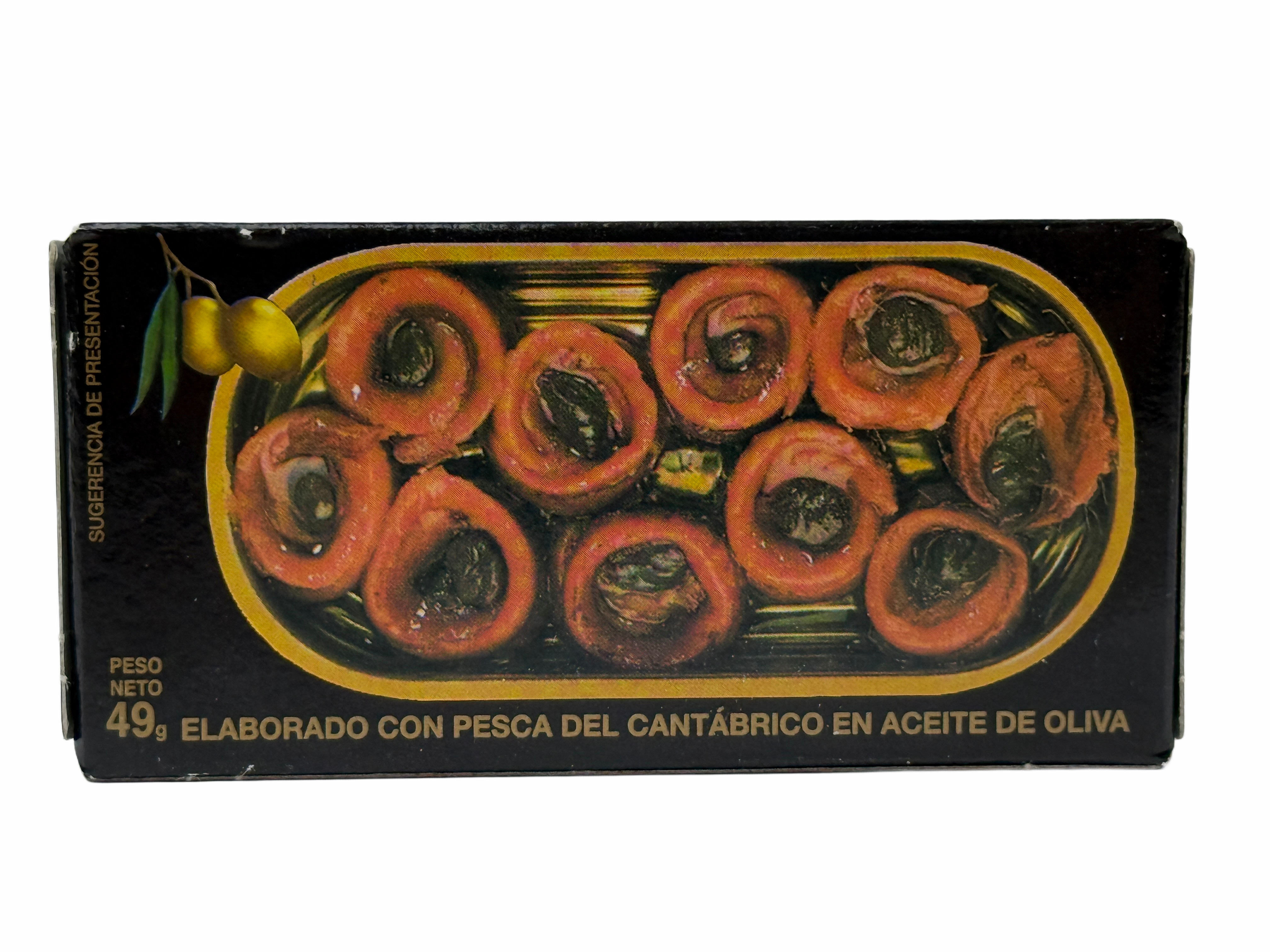 Sardellenfilets mit Kapern - La Castreña - Mar Cantábrico, 49gr, in Olivenöl (RR-50)