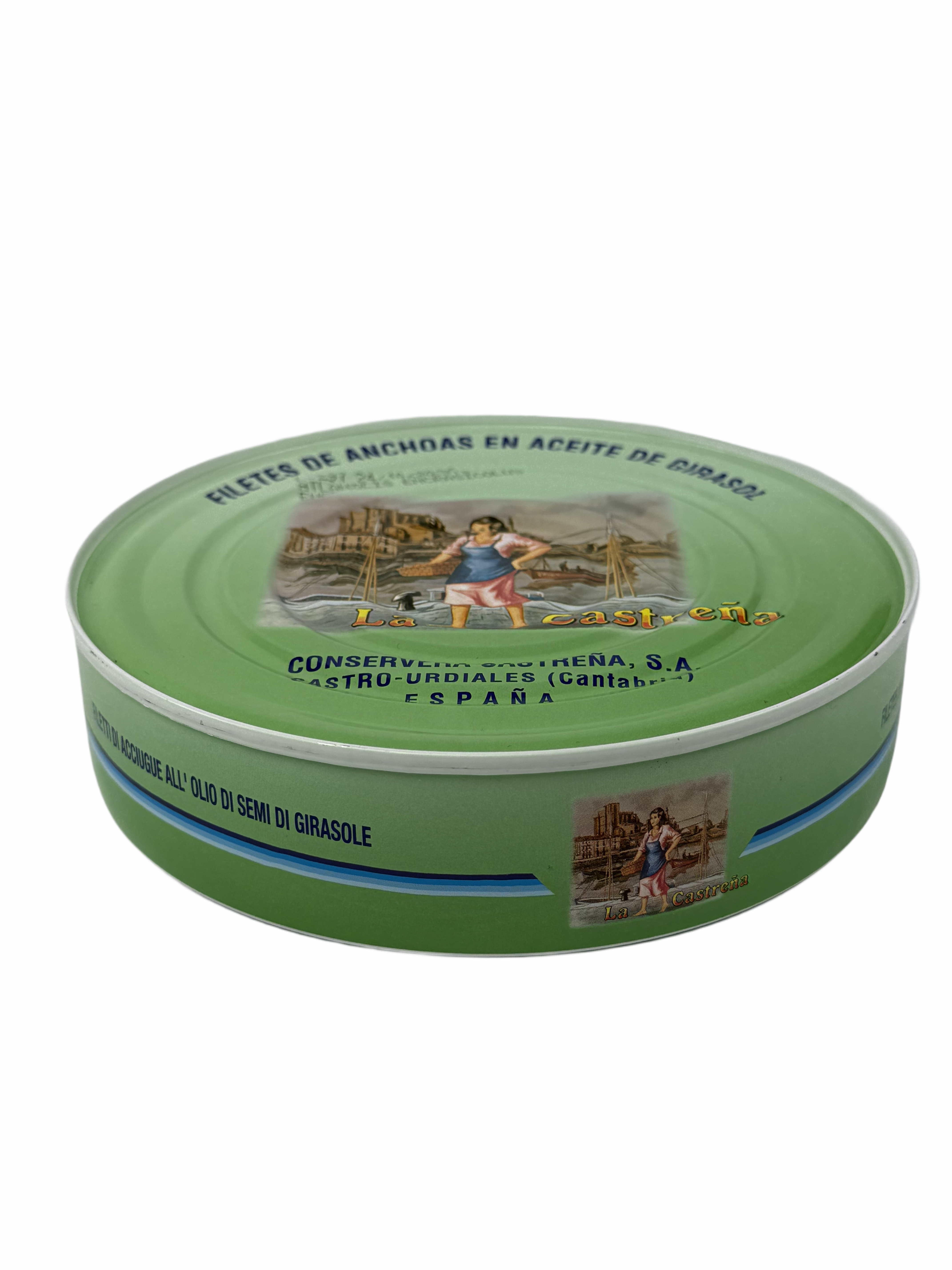 Sardellenfilets - La Castreña - 550gr, in Sonnenblumenöl (RO-550)