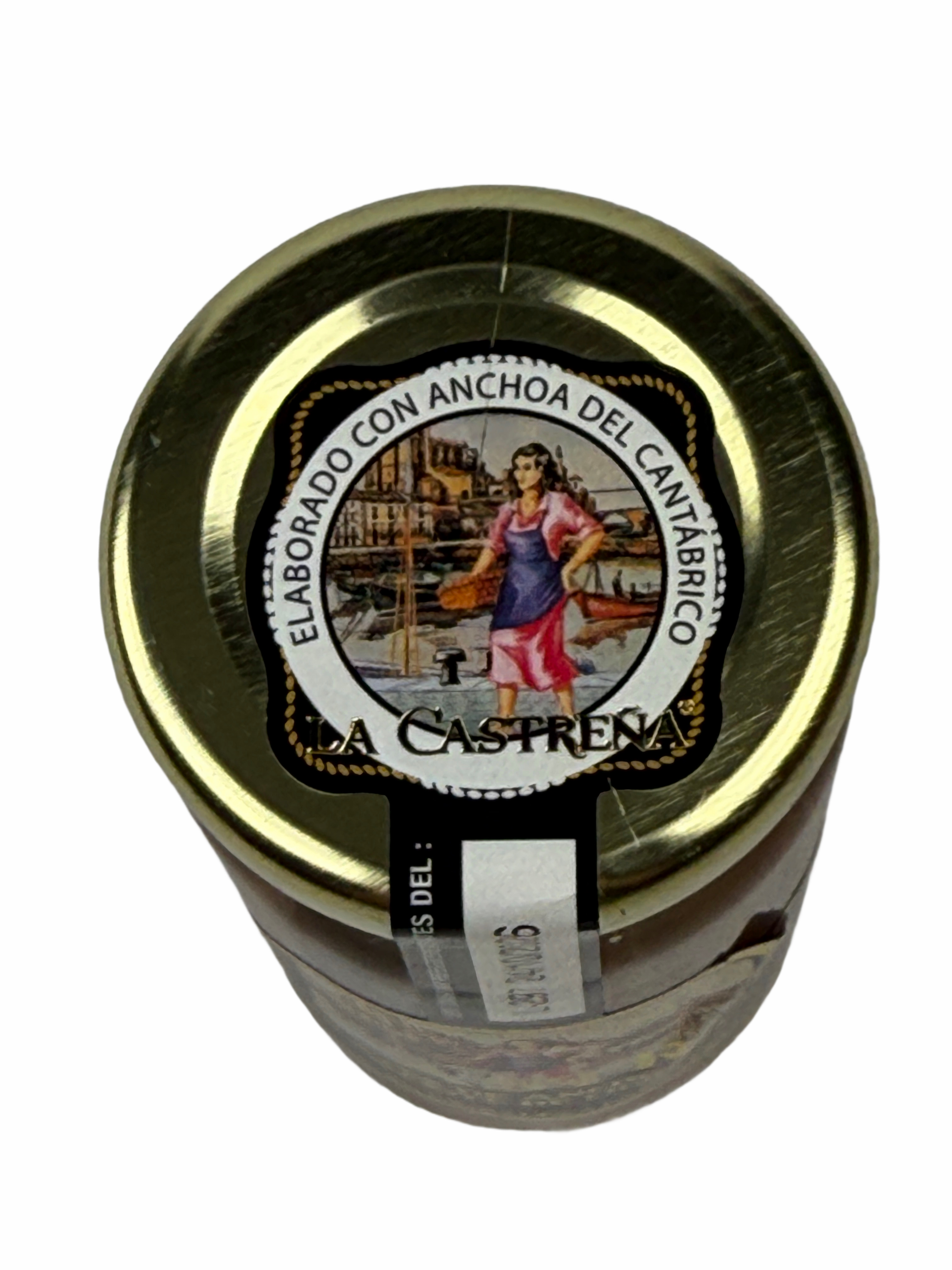 Sardellenfilets - La Castreña - Mar Cantábrico, 100gr Glas, in Olivenöl (T-100)